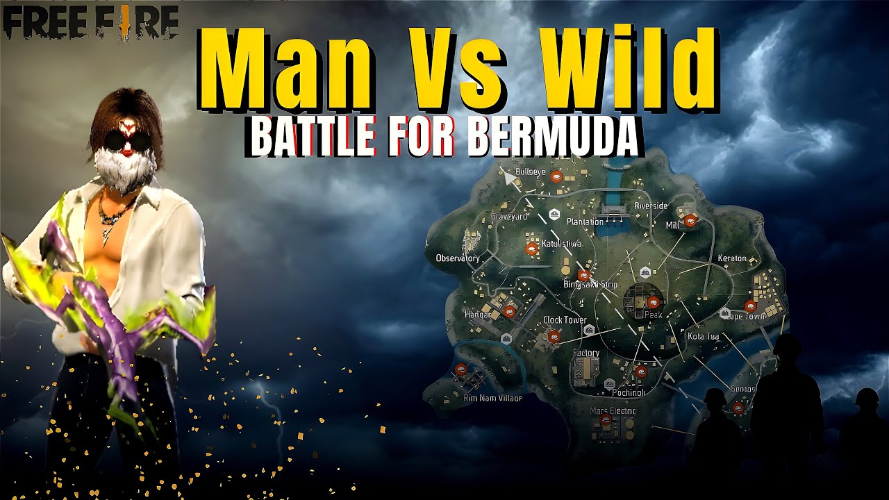 Man vs Wild in Free Fire ⚡ Battle for Bermuda | Surviving 49 Enemies Alone | Royal Gamer