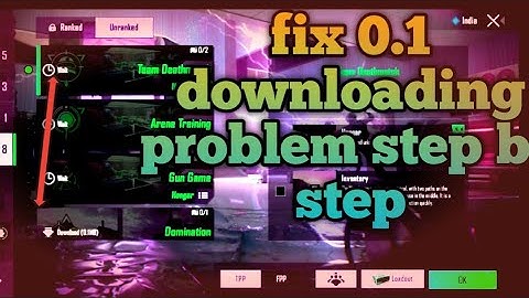 Battlegrounds Mobile India Map Not Downloading Problem Solution | BGMI 0.1 MB ERROR solved