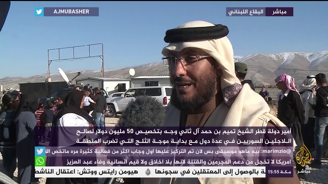 جولة بمخيم الياسمين في البقاع اللبناني تزامنا مع استمرار الطقس البارد