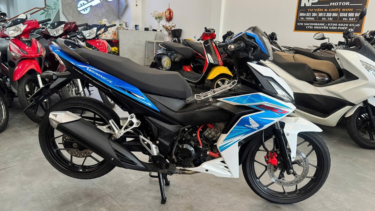 Winner V1 xanh trắng đen đẹp quá 