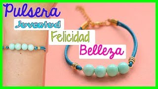 Pulsera COQUETA? con PIEDRAS AGUAMARINA 