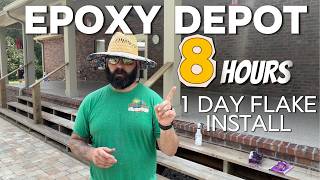 How to Install a Flake Epoxy Porch in One Day | Tech Talk