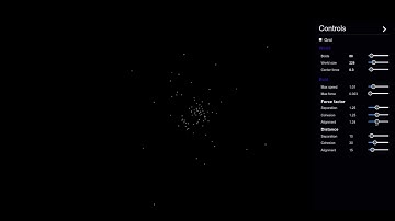 3D Boids demonstration