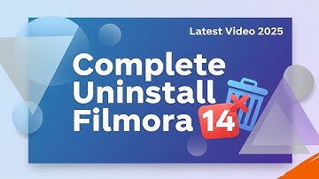 How to Uninstall Filmora 14 Completely 👍|| Remove Filmora 14 Windows 11 2025 .