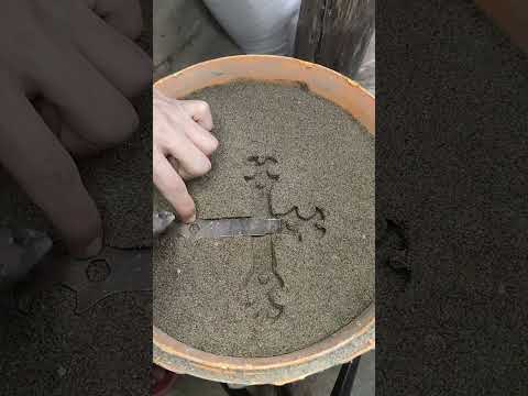 فن و صناعات من مهر المعادن صب علی الرمال الجدید