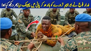 The Rebel soldiers tied Ibrahim Traoré and threw him into the water then see what happened next.