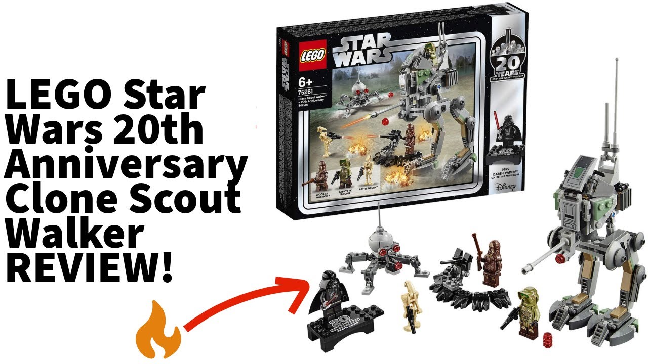 LEGO Star Wars 20th Anniversary Clone Scout Walker REVIEW! Set