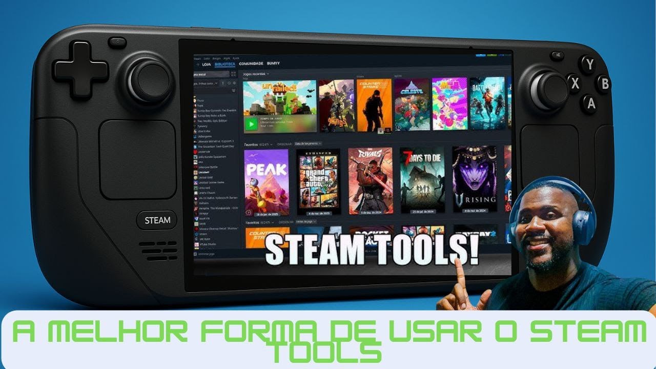 Essa a melhor forma de usar steam tools steam deck com steam OS ...