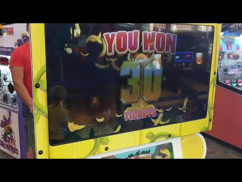 Chuck E Cheese - How to Get Most Tickets - Monkey Game