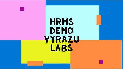 HRM Software Demo - Vyrazu Labs Enterprise Solution - Free for 10 users forever