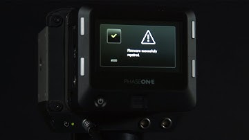 Resetting the firmware on the IXA | Phase One