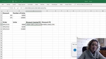 Excel IFS function to Replace Nested IF statement