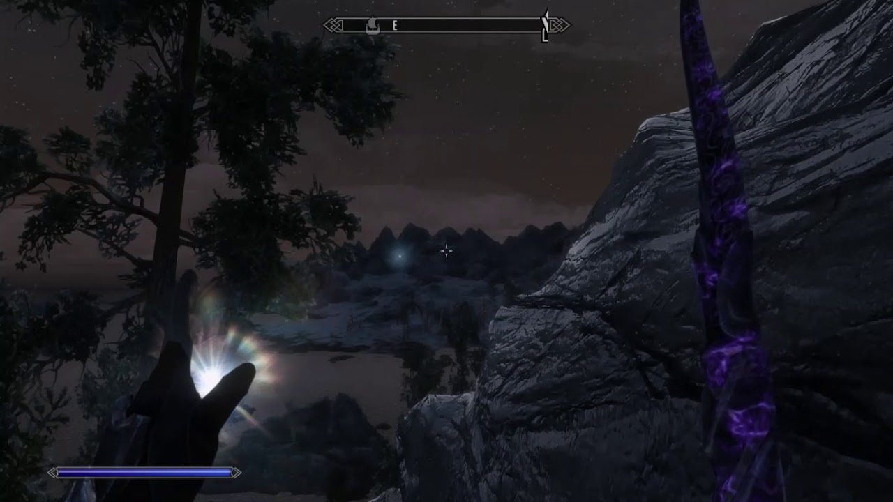 Skyrim: How far can a magelight go?