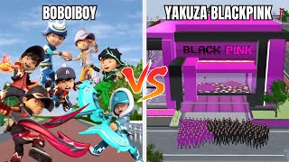 EXPERIMEN BOBOIBOY KUASA 7 VS PASUKAN YAKUZA BLACK PINK!! - SAKURA SCHOOL