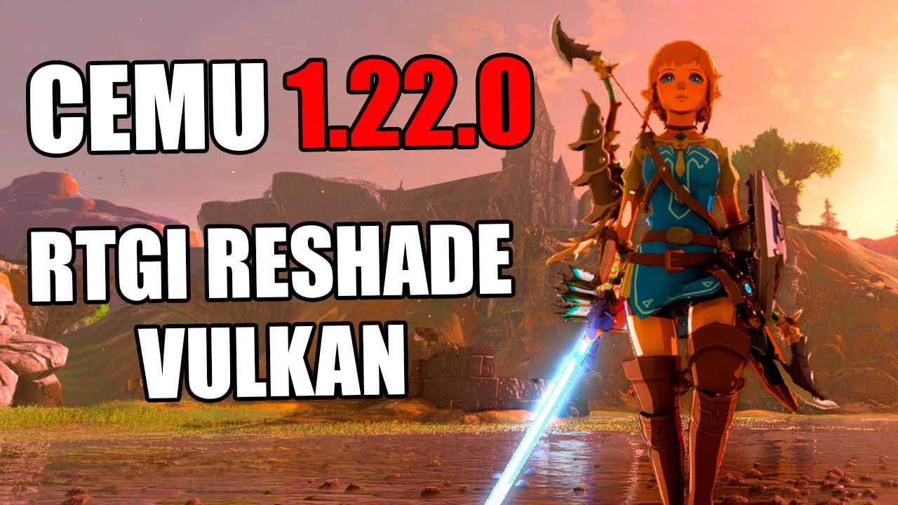 CEMU 1.22.12 - NEW MULTITHREAD ASYNC SHADER COMPILE QUICK TEST Zelda BotW -  AMD R5 3600 - GTX1060 