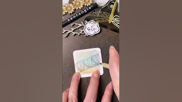 Zentangle Pattern Tangle #LOEVERA 禪繞畫入門 禪繞圖樣 (N.1957) how to draw by Eva Wu #bijou #shorts