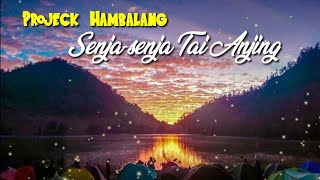 #SENJA #ProjeckHambalang Story WA ~ SENJA SENJA TAI ANJING - PROJECK HAMBALANG . Lyric