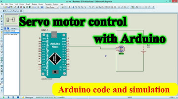 Servo motor control using Arduino ||ervo motor simulation in Proteus ||Arduino code||E Infotainment