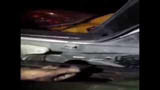 تركيب دعامه خلفيه لنيسان صني Rear Fender Modification For Nissan Sunny