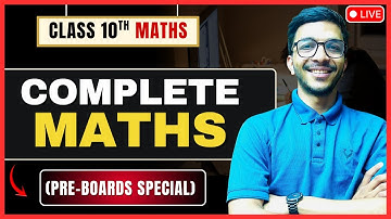 Class 10 Maths Pre-Boards Special | Full Syllabus Revision 2025 | Score 95+ | Brain Gain Academy