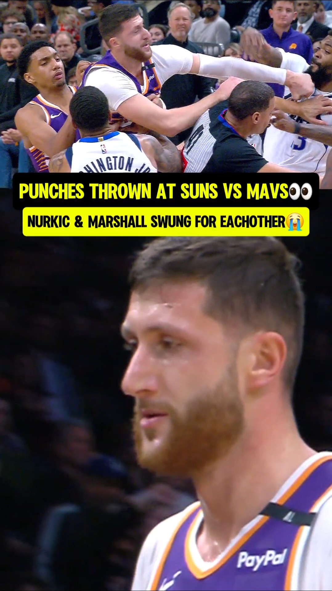Nurkic got ejected then CRASHED OUT?