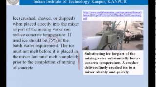 Mod-01 Lec-19 Concreting in hot weather