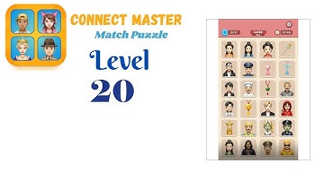 Connect Master Level 20 | Match Puzzle | Visual Logic Puzzle Gameplay 🧠✨