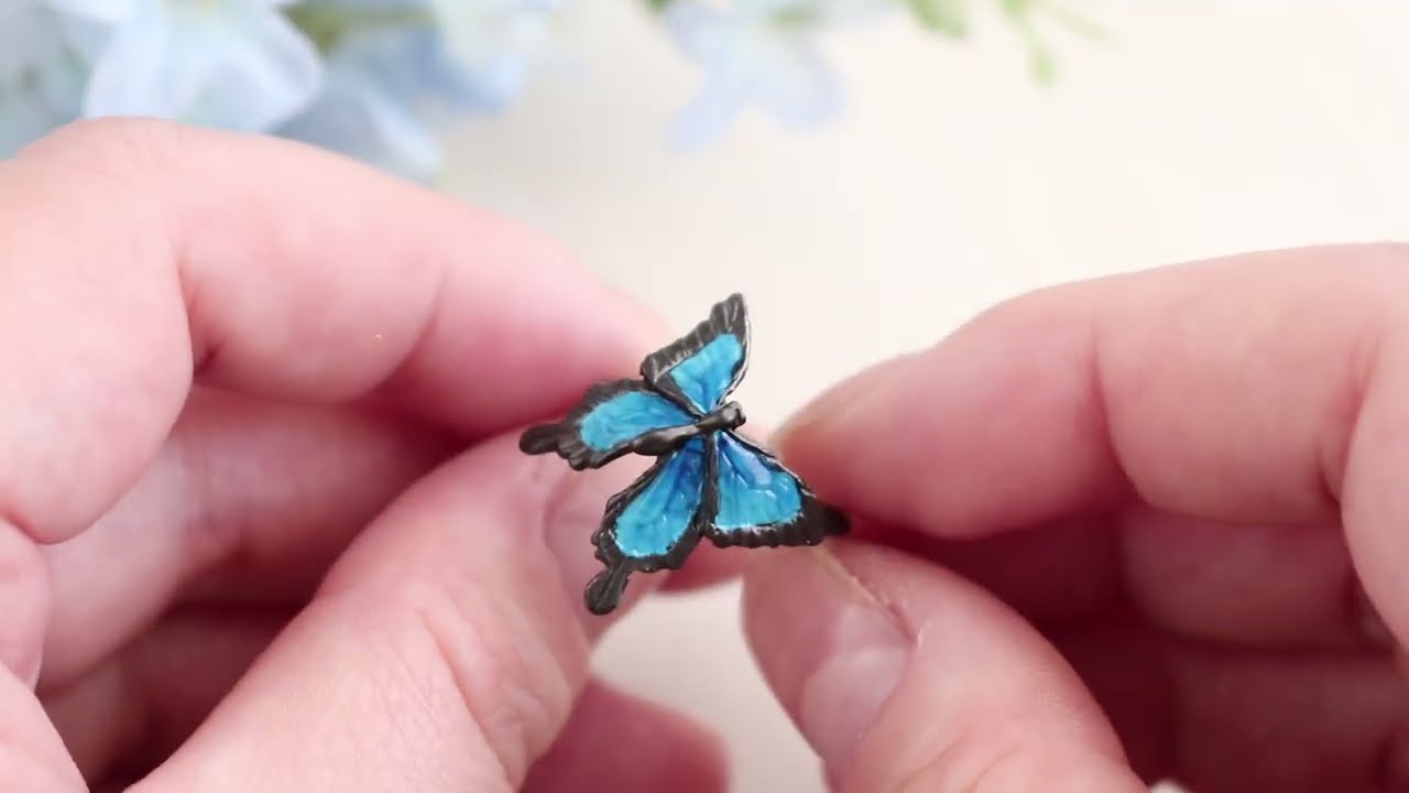パルナートポック オオルリアゲハ リング 指輪 蝶 アクセサリー