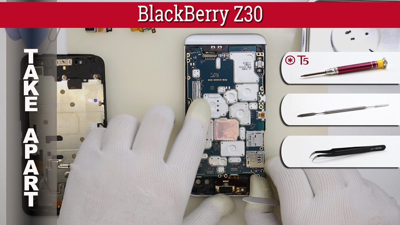 Update Wie kann man 📱 BlackBerry Z30 zerlegen