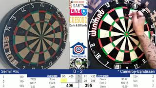 Selmir Alić vs Cameron Carolissen -- Living Room Darts -- 12 Weekly Tournament -- Quarterfinals --