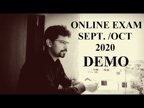 ONLINE EXAM  LOGIN  2020   - DEMO