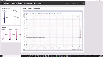 WinCC RT Professional Trend Table Demo Sample