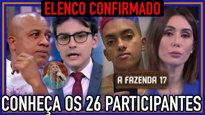 🔴SAIU AGORA! Conheça os 26 participantes de A Fazenda 17! - YouTube