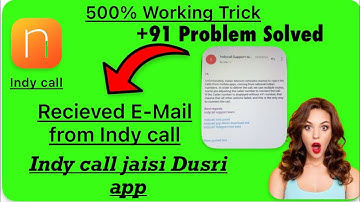 Indy call company send E-mail || +91 problem solved|| 500% working trick|| Must watch🔊#prank #india