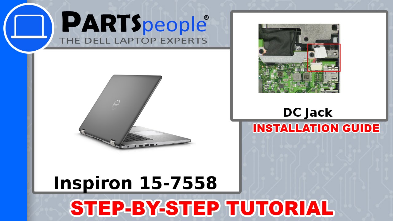 Dell Inspiron 15 7558 P55F001 Laptop DC IN Power Jack Charging Port Socket