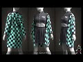 Creating Tanjiro Kamado Outfit in CLO3D (Demon Slayer) - Marvelous Designer/Clo3D