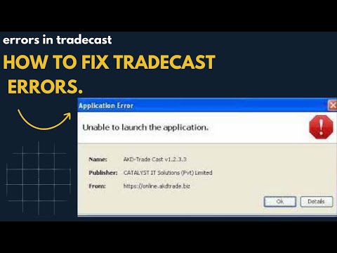tradecast error, not