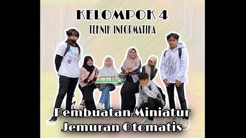 Miniatur jemuran otomatis | Project Arduino