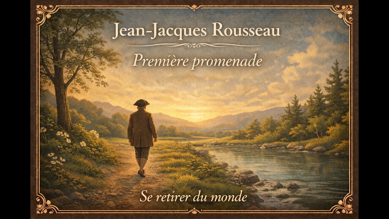 Les Rêveries d'un Promeneur Solitaire - 1 ère promenade - JJ Rousseau
