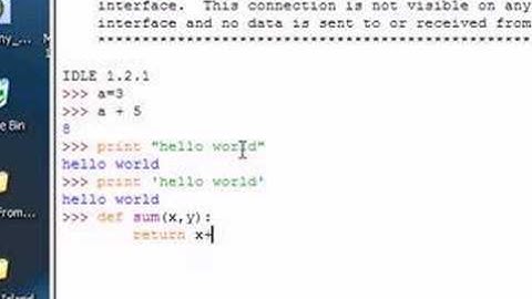 Python 1: Installation and beginner