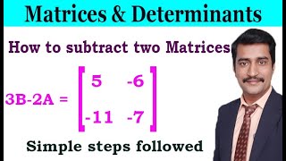 How to subtract two matrices using simple method