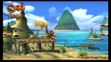 Donkey Kong Country Returns - World 2: Beach (Part 1 of 2) [2-1, 2-2, 2-3, 2-4]