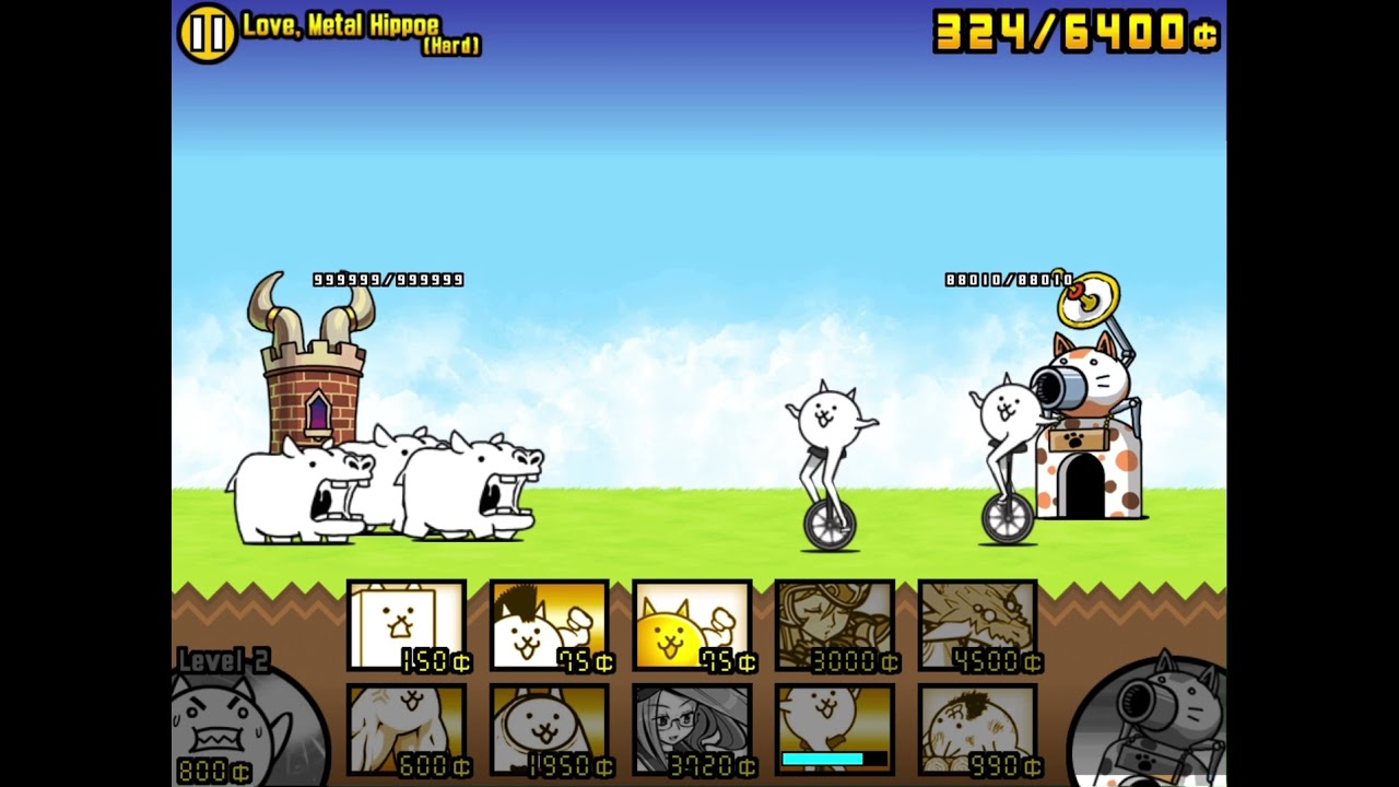 Unicycle cat battle cats YouTube
