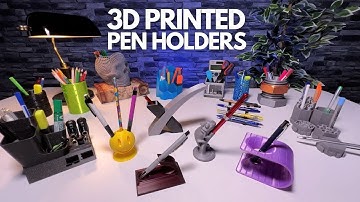 Top 15 Pen Holders - Useful 3D Print on Creality CR-6 SE