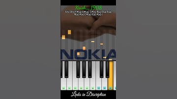 Nokia Ringtone Theme with Notes | Krish_1908 #shorts