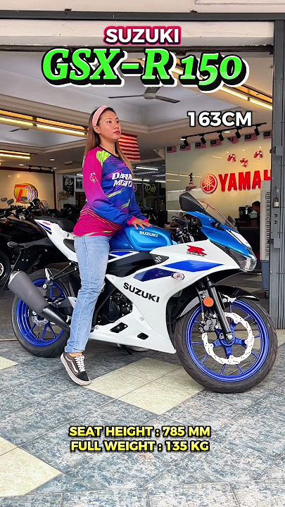 Suzuki GSX-R 150 Seat Height Test 🔥 #darmamotor #suzuki #gsxr150 #streetbike #fyp