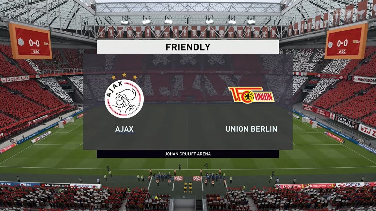 ⚽ Ajax vs Union Berlin ⚽ | Club Friendlies (30/08/2020) | Fifa 20 - YouTube