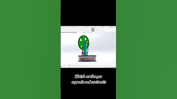 Stirling Engine Animation | Designed with SolidWorks 🔧 #Engineering"