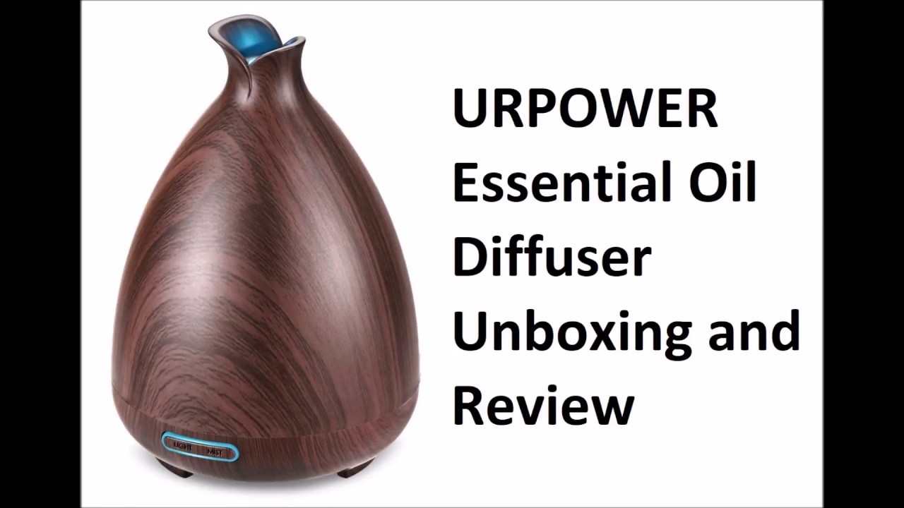 URPOWER Essential Oil Diffuser unboxing and review YouTube
