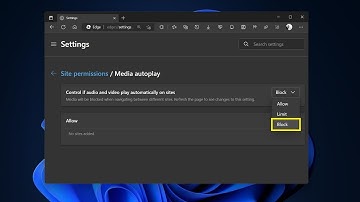 How to disable video and audio autoplaying in Microsoft Edge